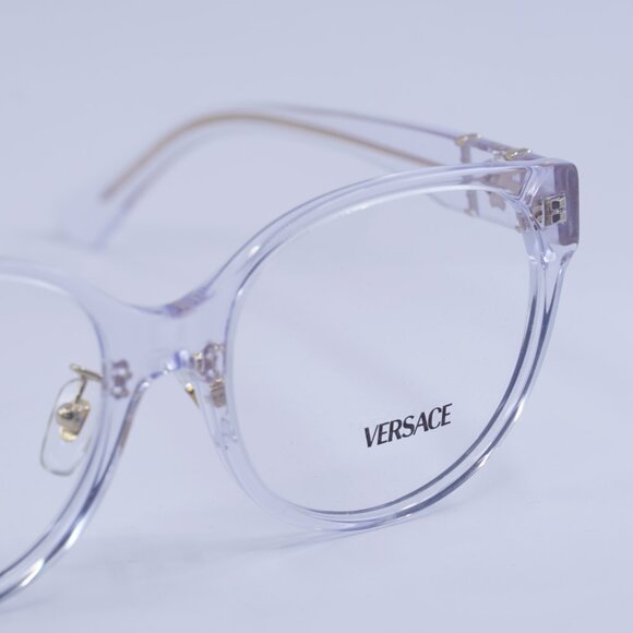 Versace VE3351D 148 Eyeglasses Crystal 53mm Round Frame - Picture 2 of 10
